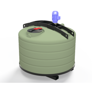 2,500ltr Poly Fertiliser Mixing Tank